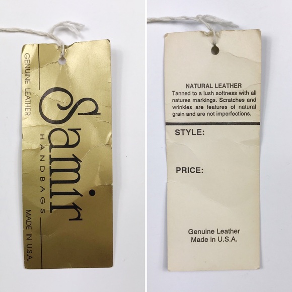 Samir Vintage Embellished Gray Leather Boh… - Picture 8 of 8